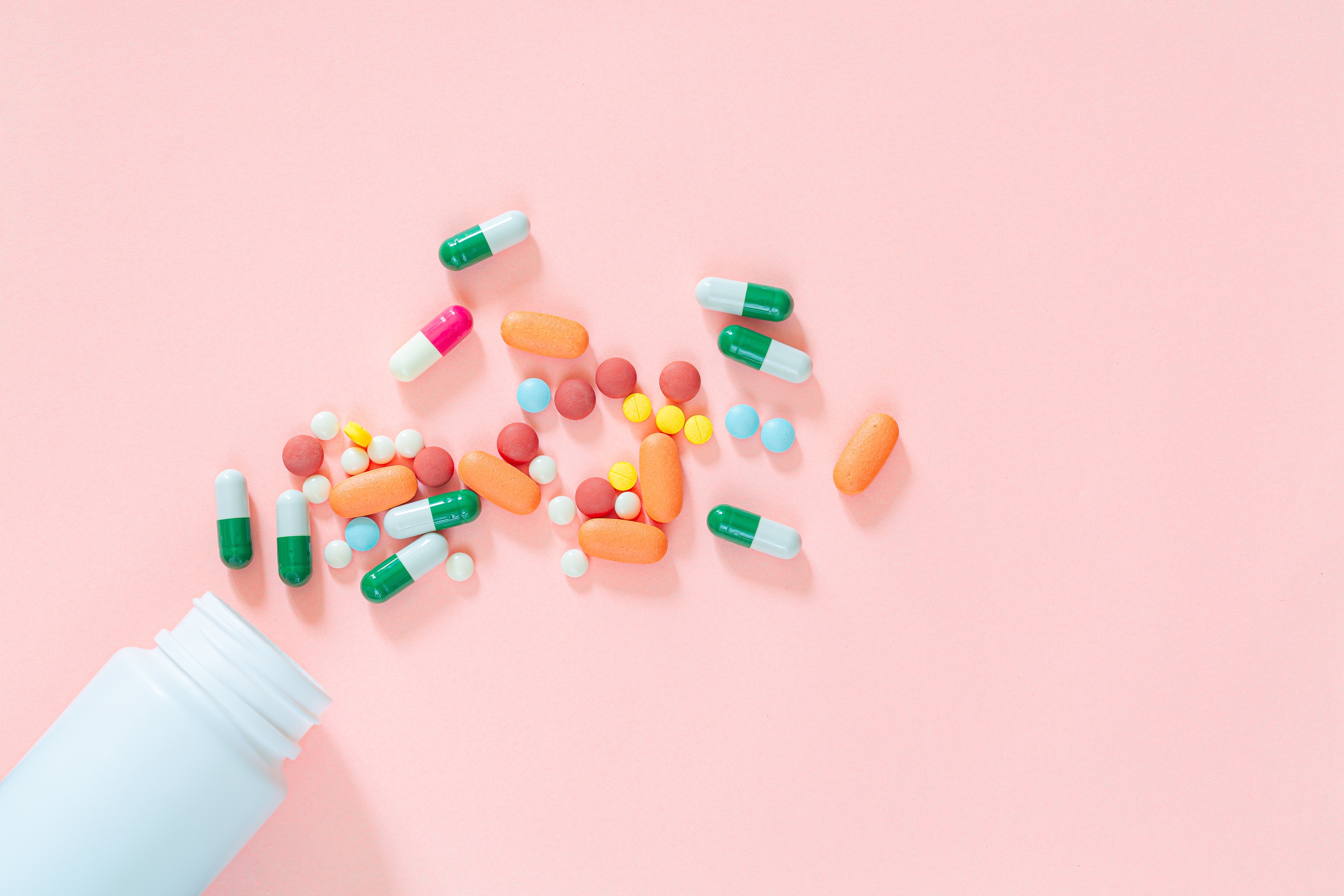 [Coloured tablets pills bottle osd.jpg] Coloured tablets pills bottle osd.jpg