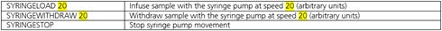 NTA3.2 script commands_Syringe Pump commands