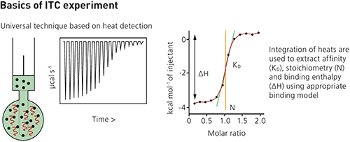 MicroCal PEAQ ITC Microcalorimeters for microcalorimetry and label free analysis using isothermal titration calorimetry