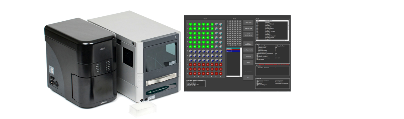 NanoSight Sample Assistant suite and bespoke software